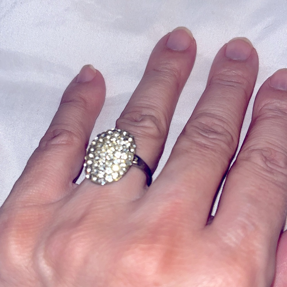 Twilight Elegant Silver Crystal fashion Ring
